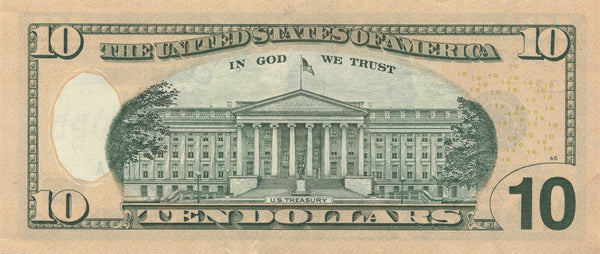 Playable $10 Dollars Stack (100 Bills)