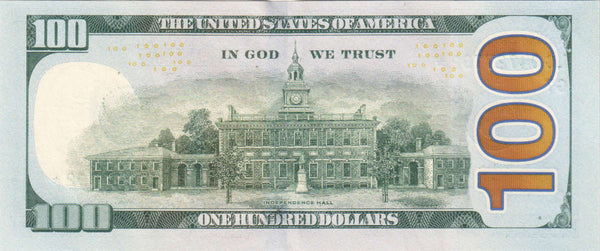 Playable $100 Dollars Stack (100 Bills)