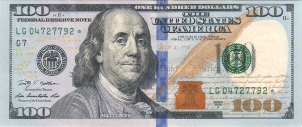 Playable $100 Dollars Stack (100 Bills)